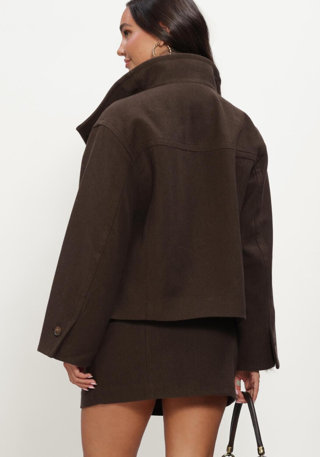 Braune TWIST & TANGO M&auml;ntel LYCKE FUNNELNECK JACKET - large