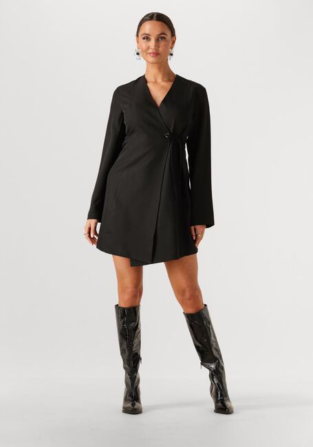 Schwarze NEO NOIR Minikleid SENDRA EYELET DRESS - large