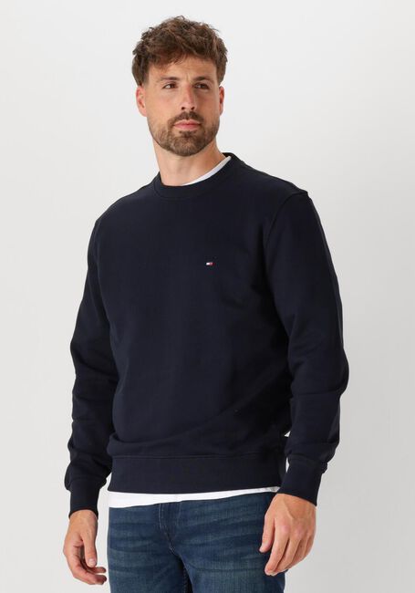 Dunkelblau TOMMY HILFIGER Pullover ESSENTIAL TERRY CREWNECK - large