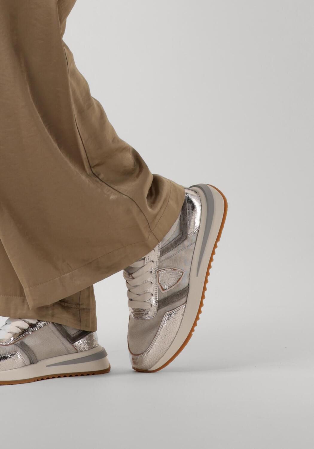 Silberne PHILIPPE MODEL Sneaker Low TROPEZ 2.1 LOW - large