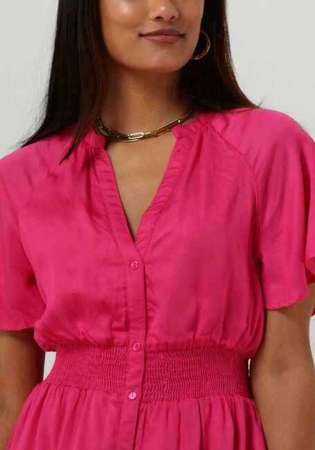 Fuchsie FREEBIRD Minikleid WV-SATIN-VIS-23-2 - large