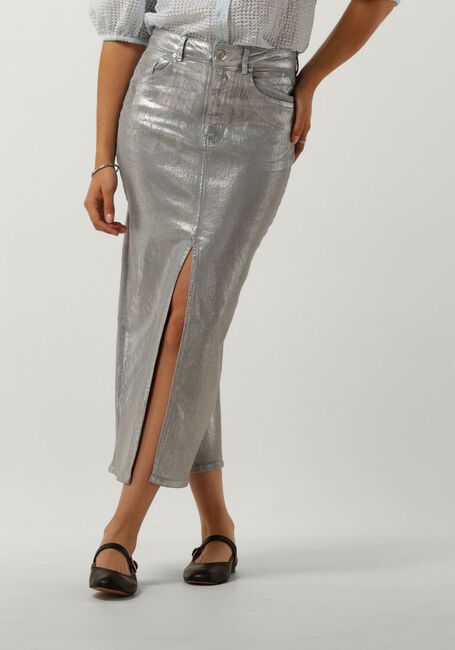 Silberne SECOND FEMALE Midirock ASPECT SKIRT - large