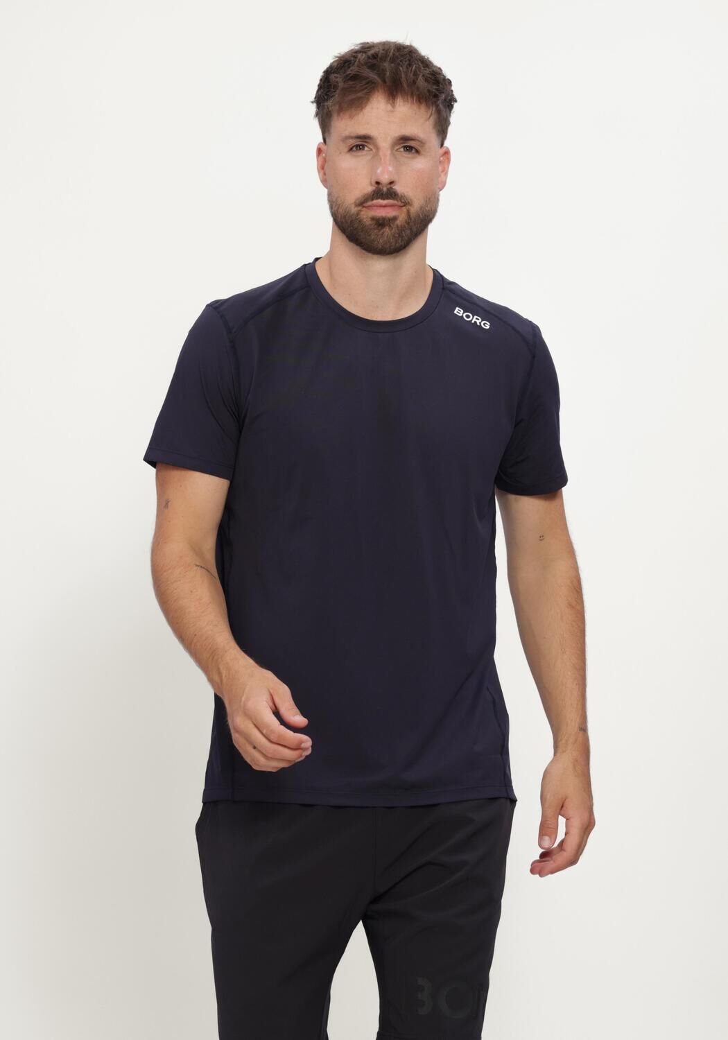 Dunkelblau BJORN BORG T-shirt BORG ATHLETIC T-SHIRT - large