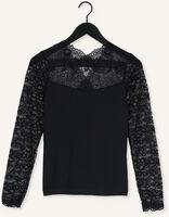 Schwarze MINUS Top VANESSA V-NECK LONG SLEEVE Schwarze MINUS Top VANESSA V-NECK LONG SLEEVE - medium