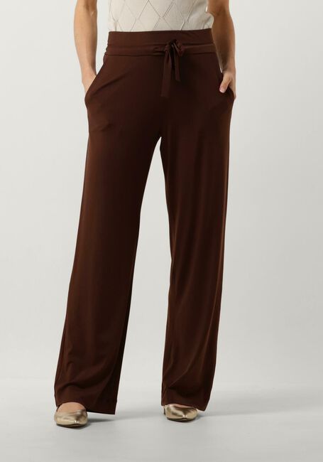 Braune VANILIA Weite Hose WIDE LEG CHINO - large