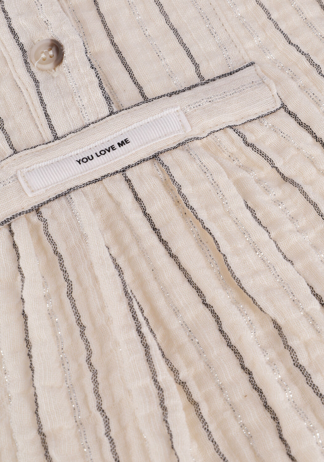 Ecru 10DAYS Blusen OVERSIZED SHIRT LUREX - large