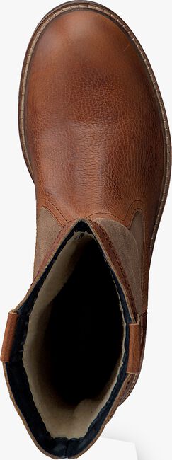 Cognacfarbene GAASTRA Ankle Boots CABIN HIGH FUR - large