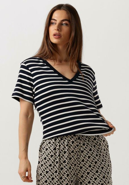 Dunkelblau TOMMY HILFIGER T-shirt NEW SLIM CODY V-NECK SS - large