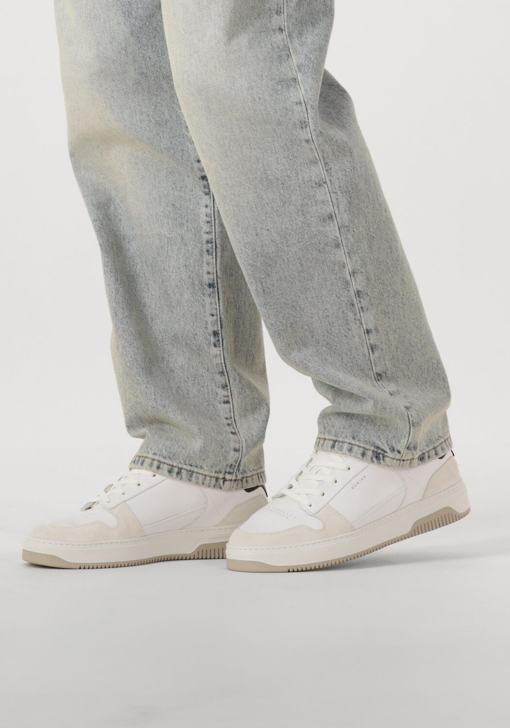 Wei&szlig;e NUBIKK Sneaker Low BASKET COURT - large