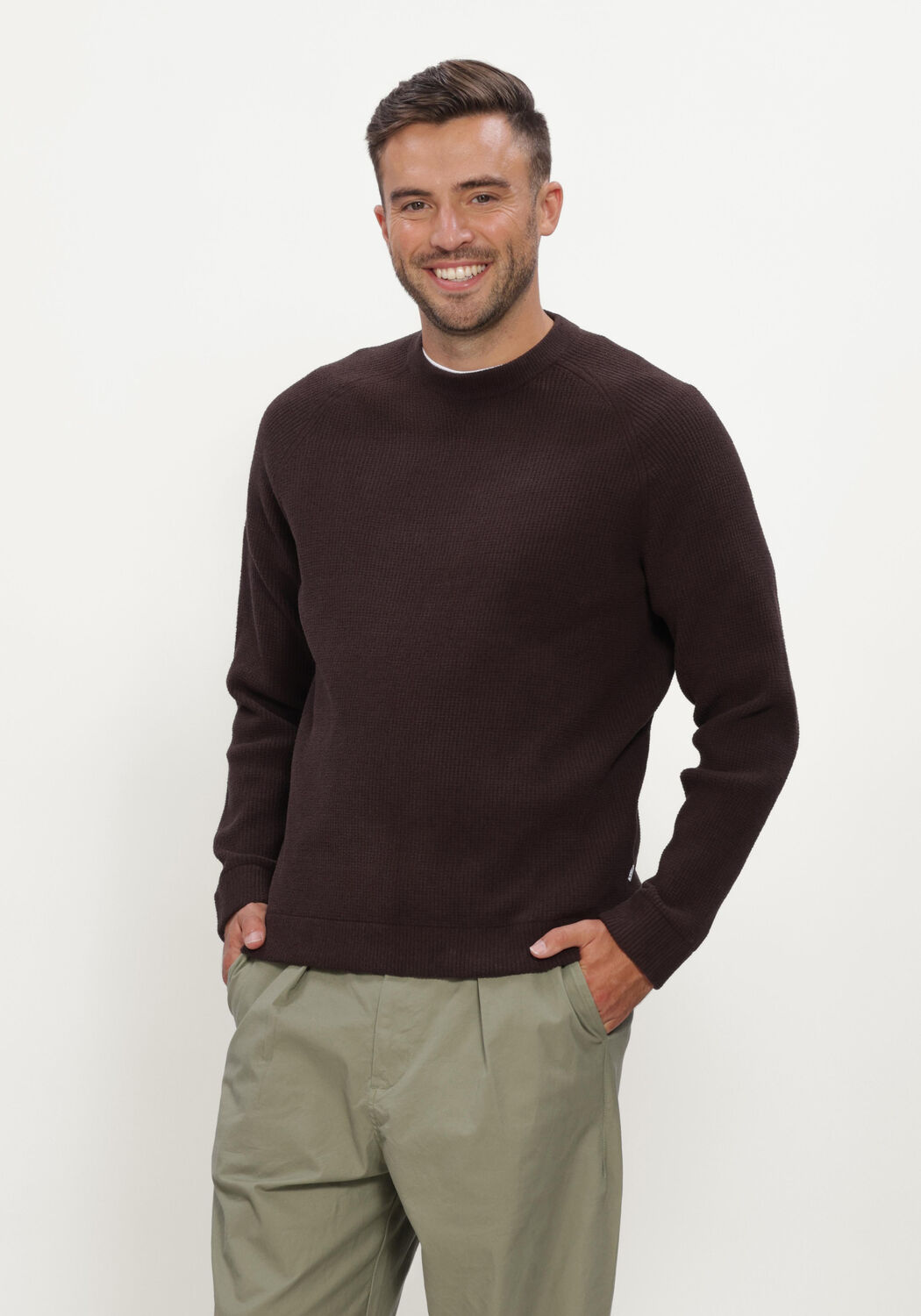 Braune JC RAGS Pullover CREW-NECK SWEATER EDDY - large