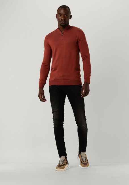 Rote PUREWHITE Pullover SEASONAL ESENTIAL HALF ZIP - large