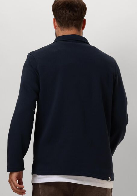Blaue ANERKJENDT Pullover AKSOREN POLO SWEAT - large