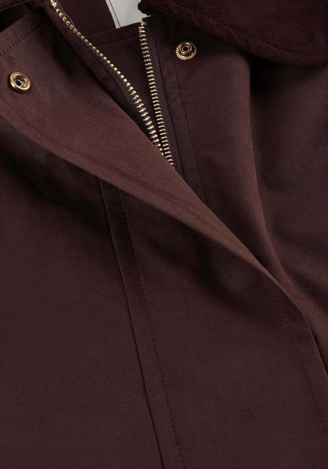 Braune NEO NOIR Jack ANASTACIA CORD JACKET - large