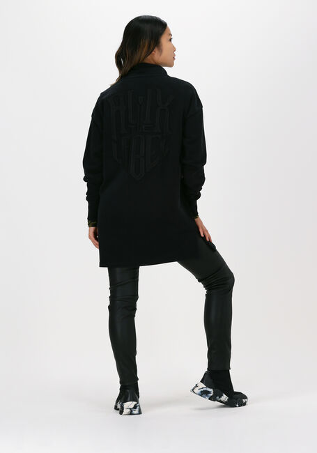 Schwarze ALIX THE LABEL Sweatshirt ZIPPER COLLAR SWEATER - large