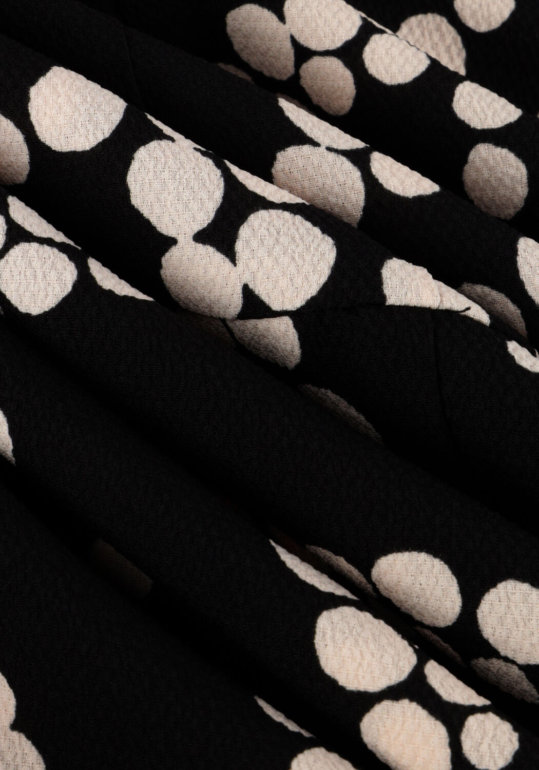 Schwarze SUMMUM Midikleid DRESS IRREGULAR DOTS HAMMERED - large