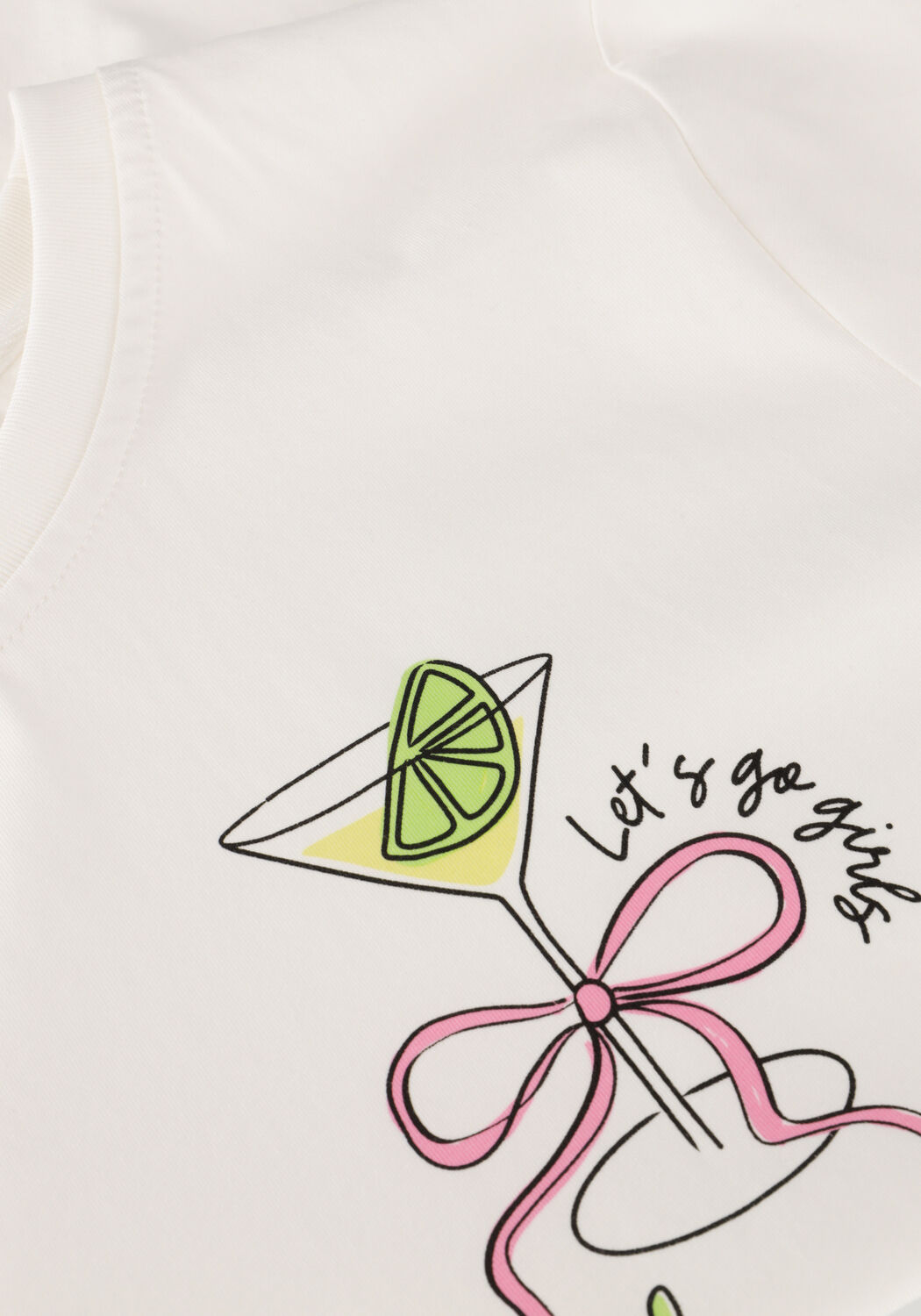 Wei&szlig;e YDENCE T-shirt T-SHIRT LET'S GO GIRLS - large