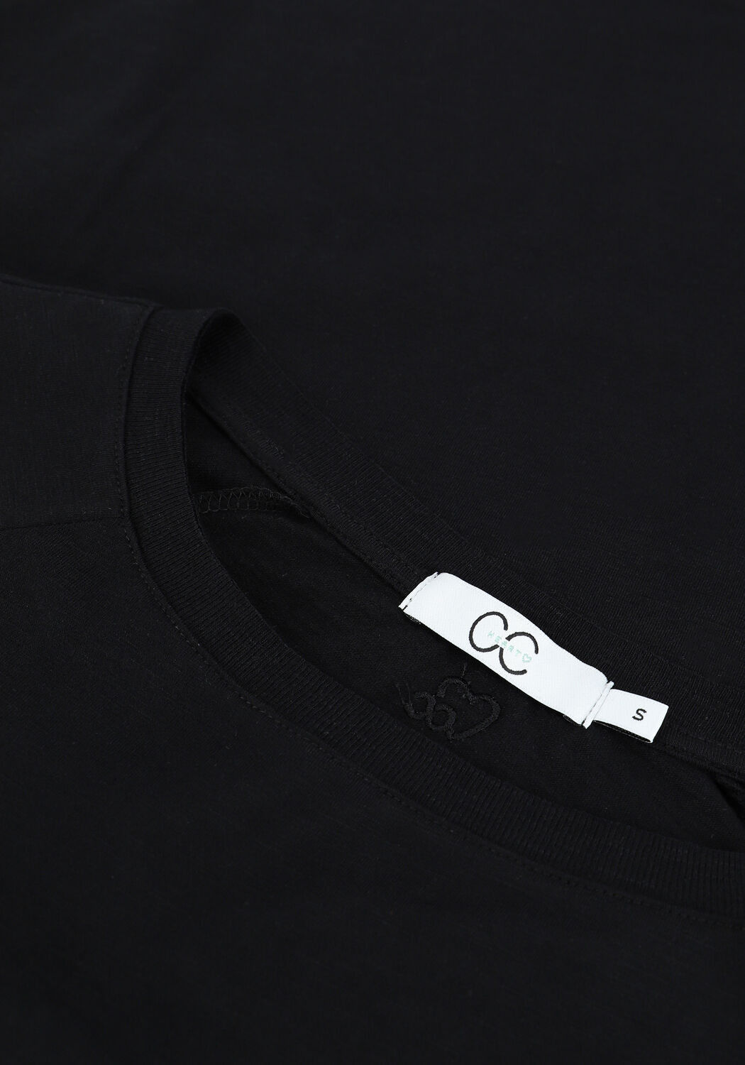 Schwarze CC HEART T-shirt LONG SLEEVE TSHIRT - large