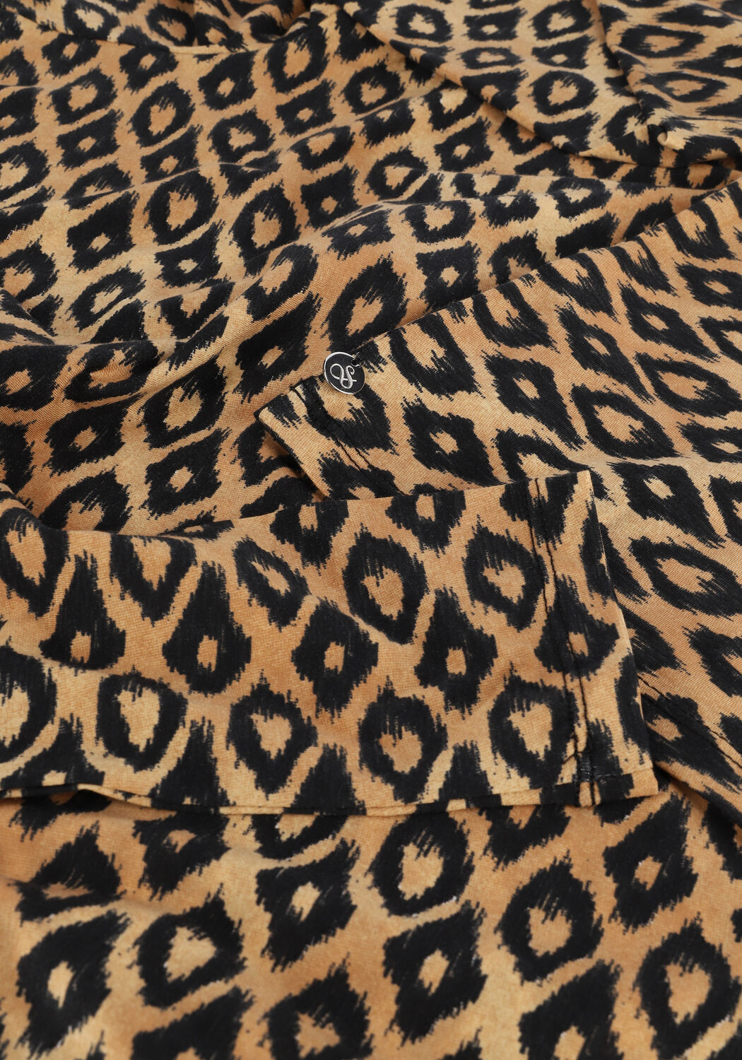 Braune SCOTCH & SODA Top PRINTED LONG SLEEVED MOCK NECK - large