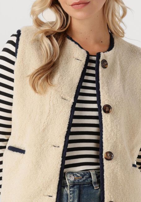 Ecru CIRCLE OF TRUST Gilet JOJO GILET - large
