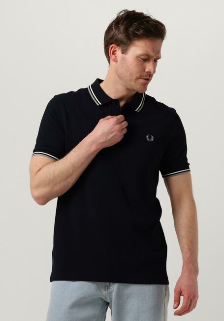 Dunkelblau FRED PERRY Polo-Shirt TWIN TIPPED FRED PERRY SHIRT - large