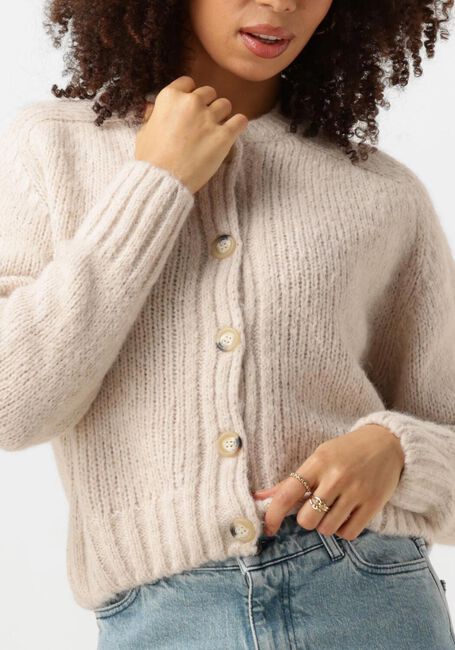Beige BY-BAR Strickjacke JONAS BOMBER CARDIGAN - large