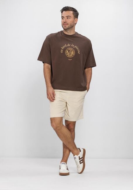 Beige SELECTED MEN Hosen SLHREGULAR-JACE CORDUROY  SHORTS NOOS - large