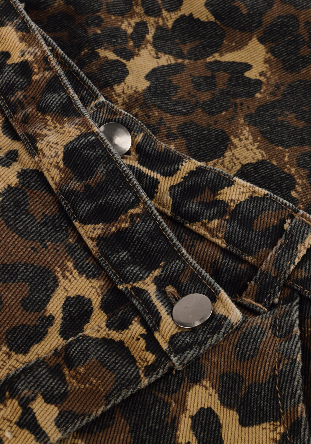 Mehrfarbige/Bunte CALL ME FRANKIE Minirock LEOPARD SKIRT - large