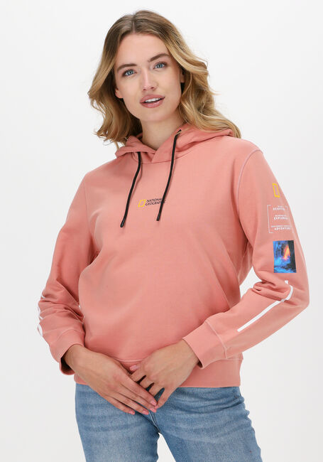 Pfirsich NATIONAL GEOGRAPHIC Sweatshirt HOODY WITH CORD - large