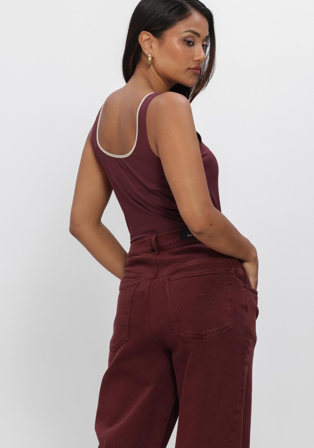 Bordeaux NUKUS Top JUBA SINGLET - large
