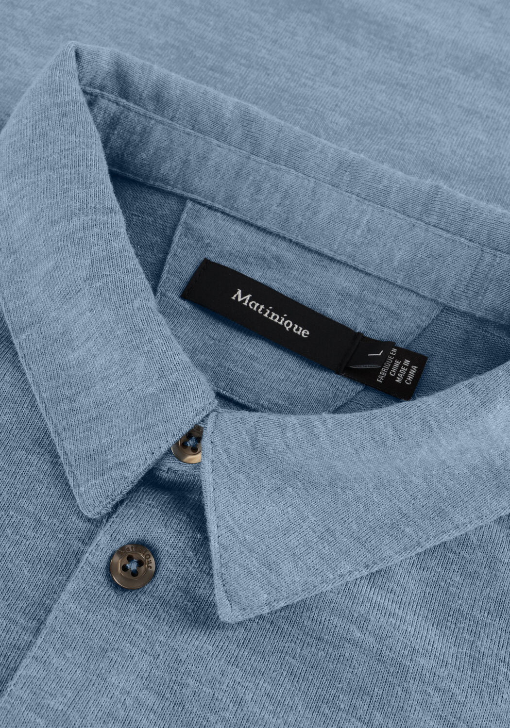 Blaue MATINIQUE Polo-Shirt MASANFORD POLO - large