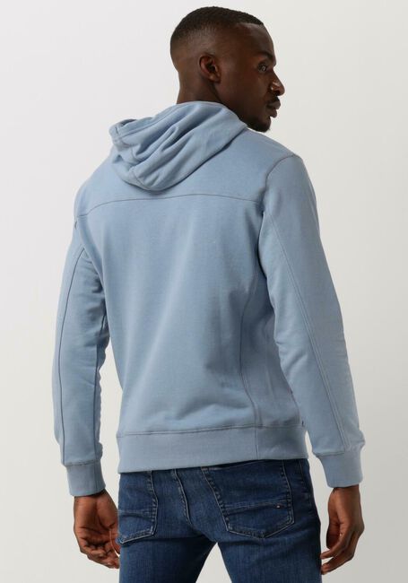 Blaue CALVIN KLEIN Sweatshirt MONOLOGO SLEEVE BADGE HOODIE - large