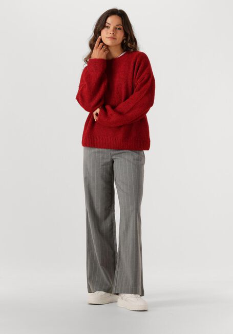 Rote OBJECT Pullover OBJSAGGIA LS LO PULLOVER - large