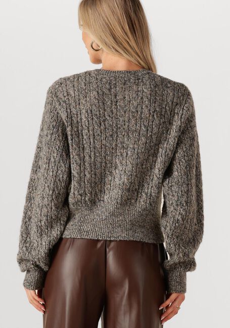 Graue MODSTRÖM Strickjacke PAMMIEMD CARDIGAN - large