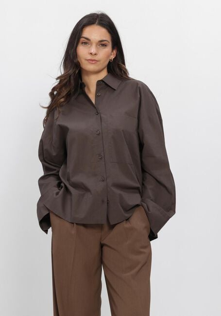Schwarze SECOND FEMALE Blusen LANNA SHIRT - large
