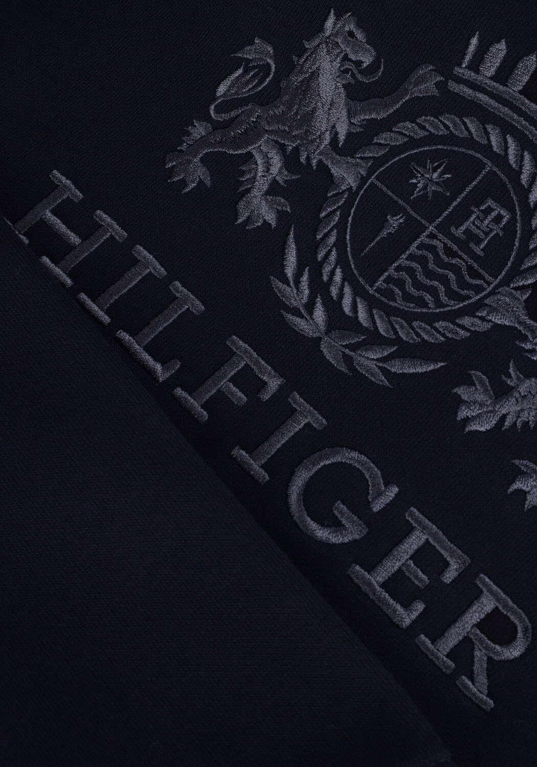 Dunkelblau TOMMY HILFIGER Sweatshirt MDRN REG VARSITY CREST HOODIE - large