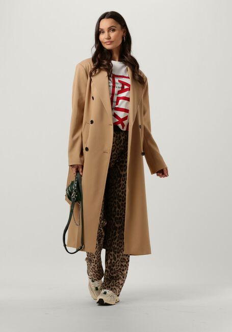 Camelfarbene ALIX THE LABEL Trenchcoats LADIES WOVN LONG TRENCH COAT - large