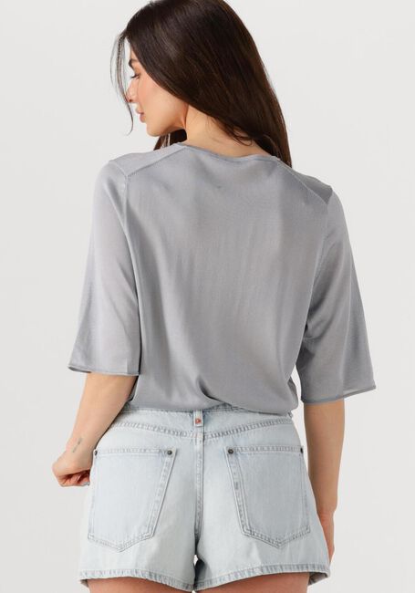 Graue DRYKORN T-shirt NISLE - large