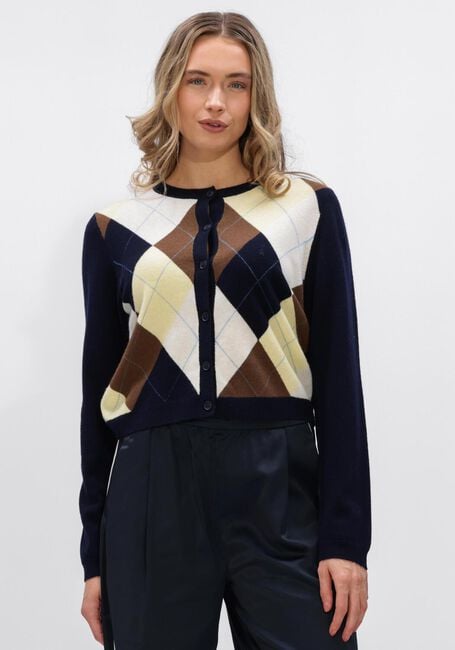 Mehrfarbige/Bunte GESTUZ Strickjacke GZMANZI MULTI CARDIGAN - large