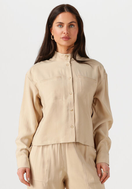 Beige MSCH COPENHAGEN Blusen MSCHIMILA SELIA SHIRT - large