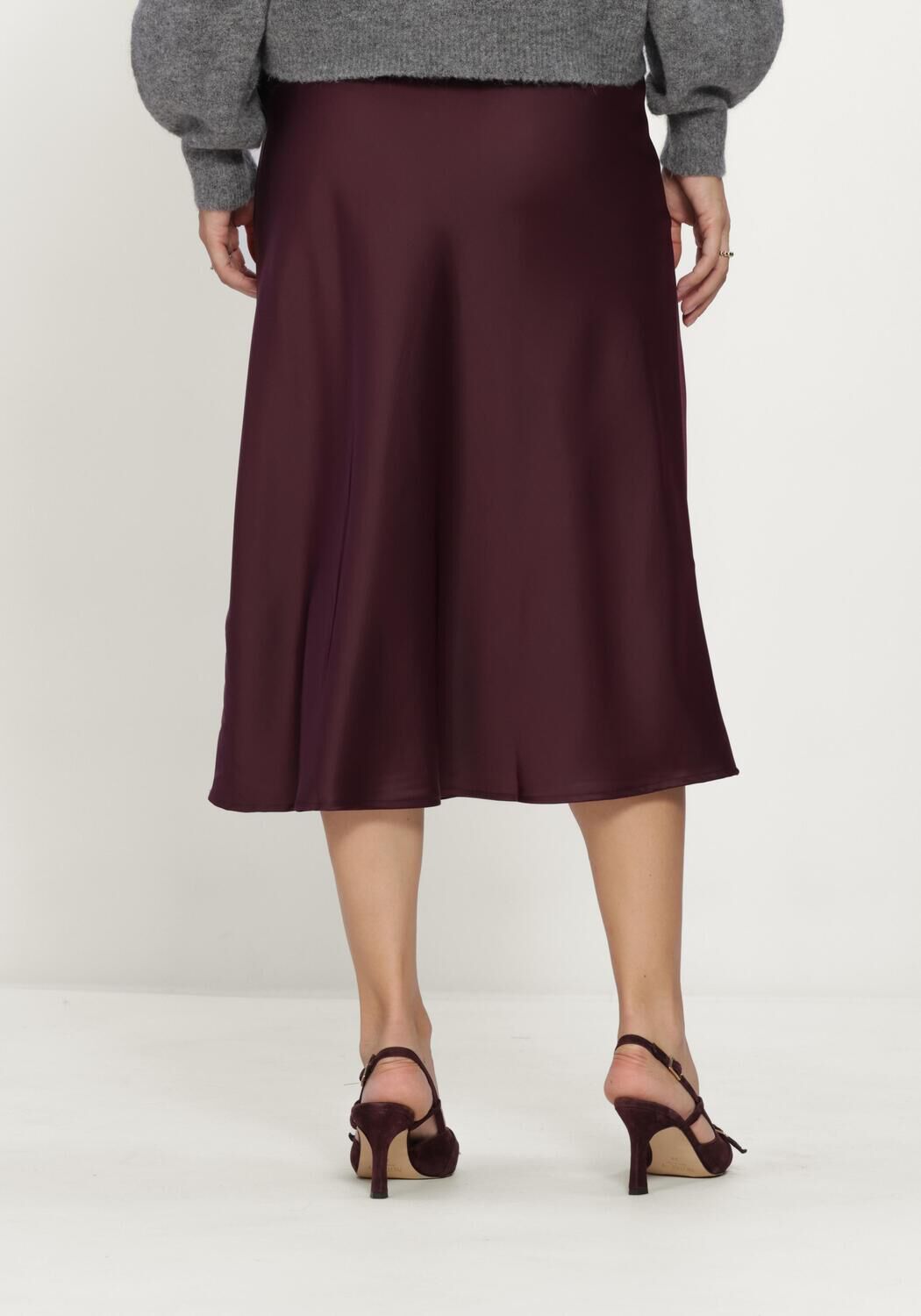 Bordeaux Y.A.S. Midirock YASPELLA HW MIDI SKIRT S. NOOS - large