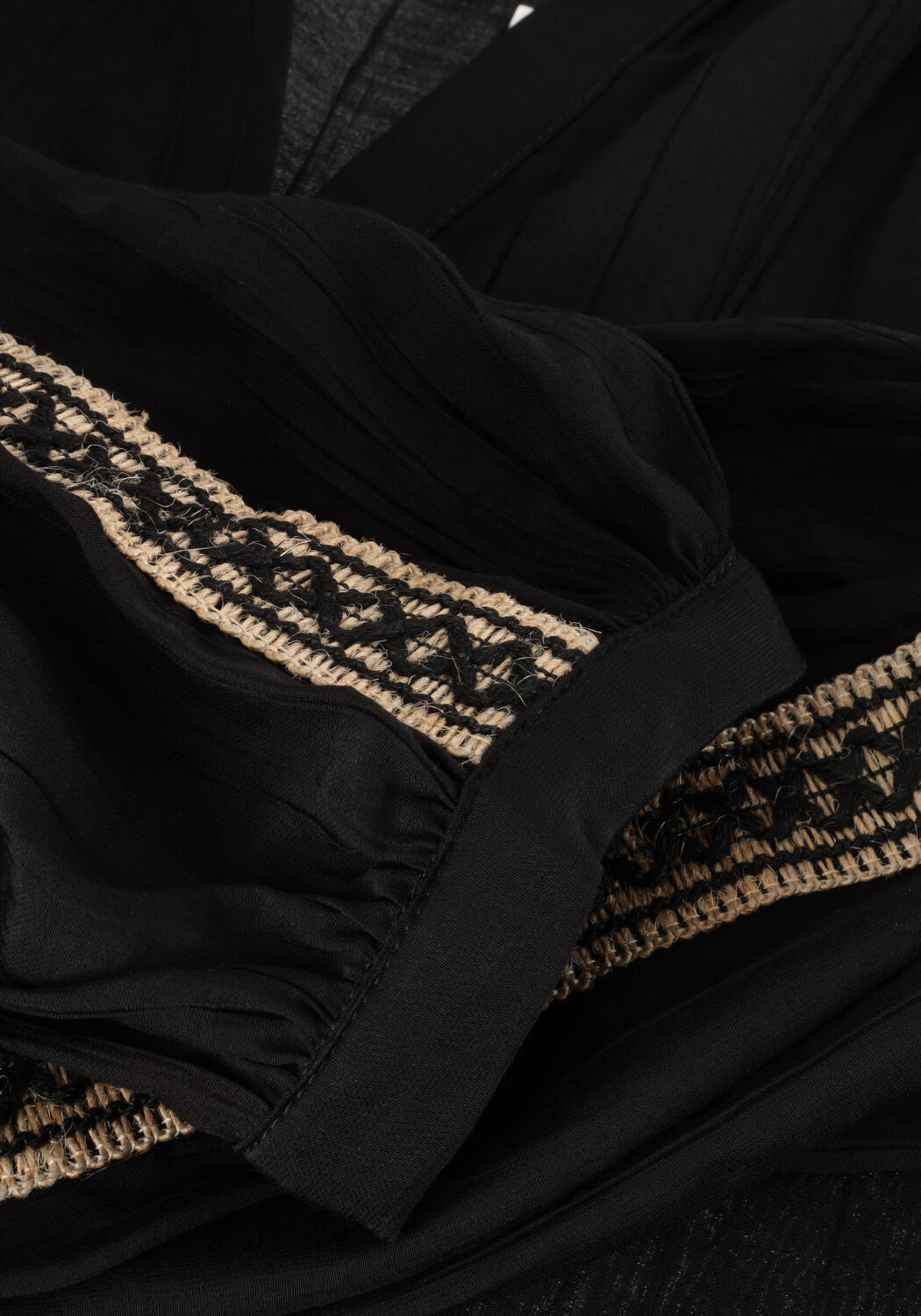 Schwarze NUKUS Blusen LENA BLOUSE TAPE - large