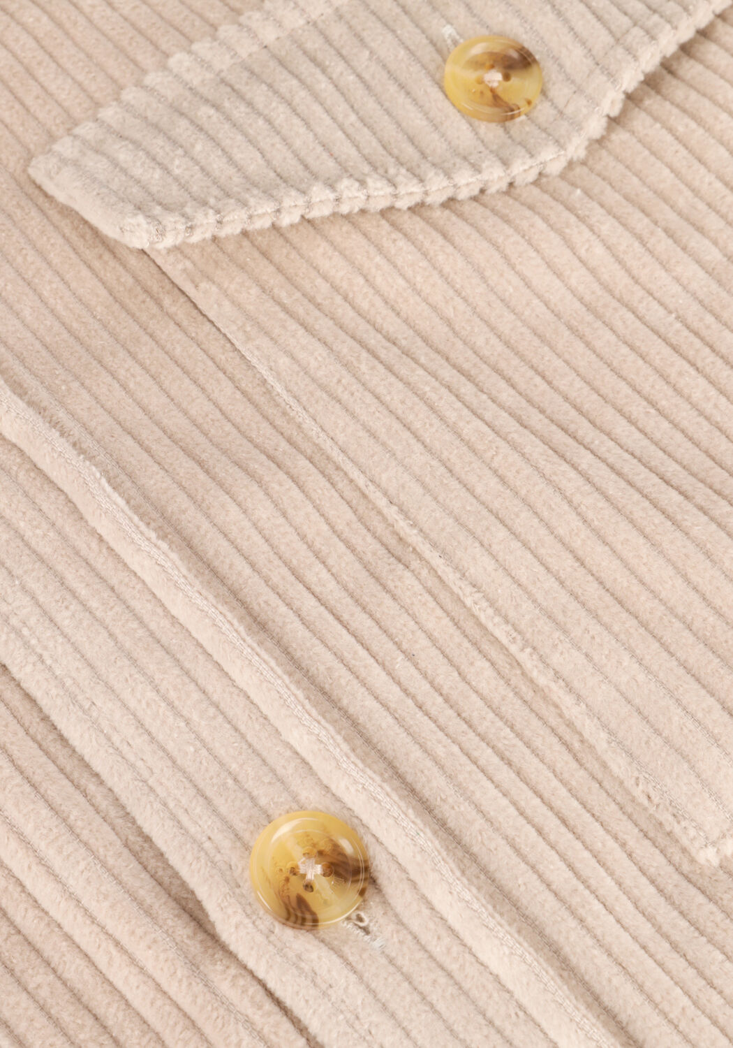 Creme FOR&Eacute;T Overshirt DENSE CORDUROY OVERSHIRT - large