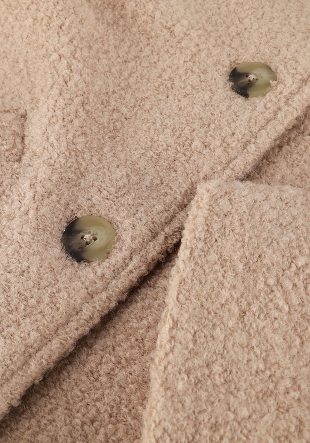 Beige MODSTR&Ouml;M Teddy-Jacke JUSTYMD SHORT JACKET - large