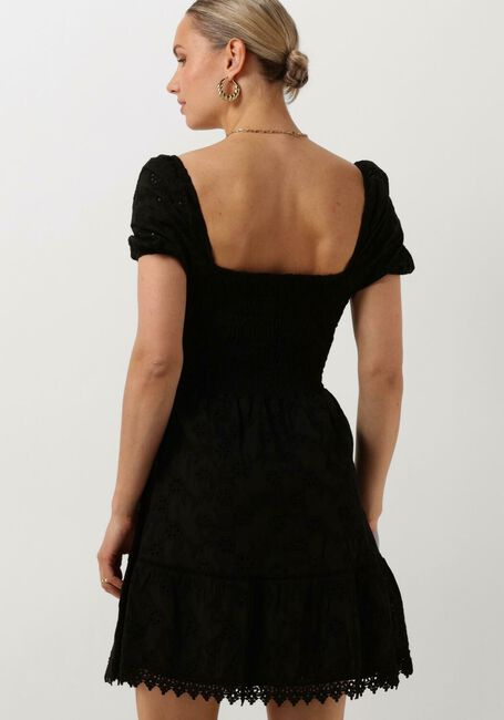 Schwarze GUESS Minikleid SS CLIO FLARE MIDI DRESS - large