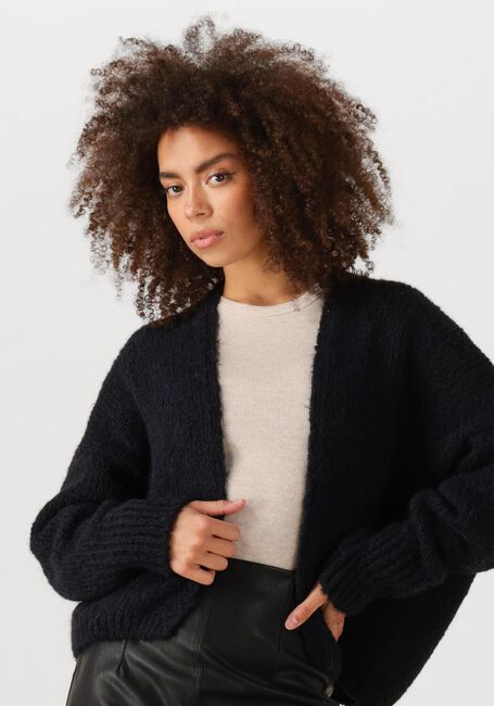 Schwarze KNIT-TED Strickjacke BECKY - large