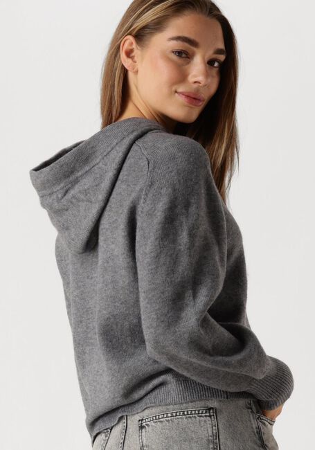 Graue CO'COUTURE Pullover ROW HOODIE KNIT - large