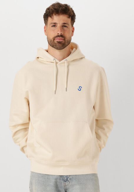 Beige STRØM Clothing Pullover HOODIES - large