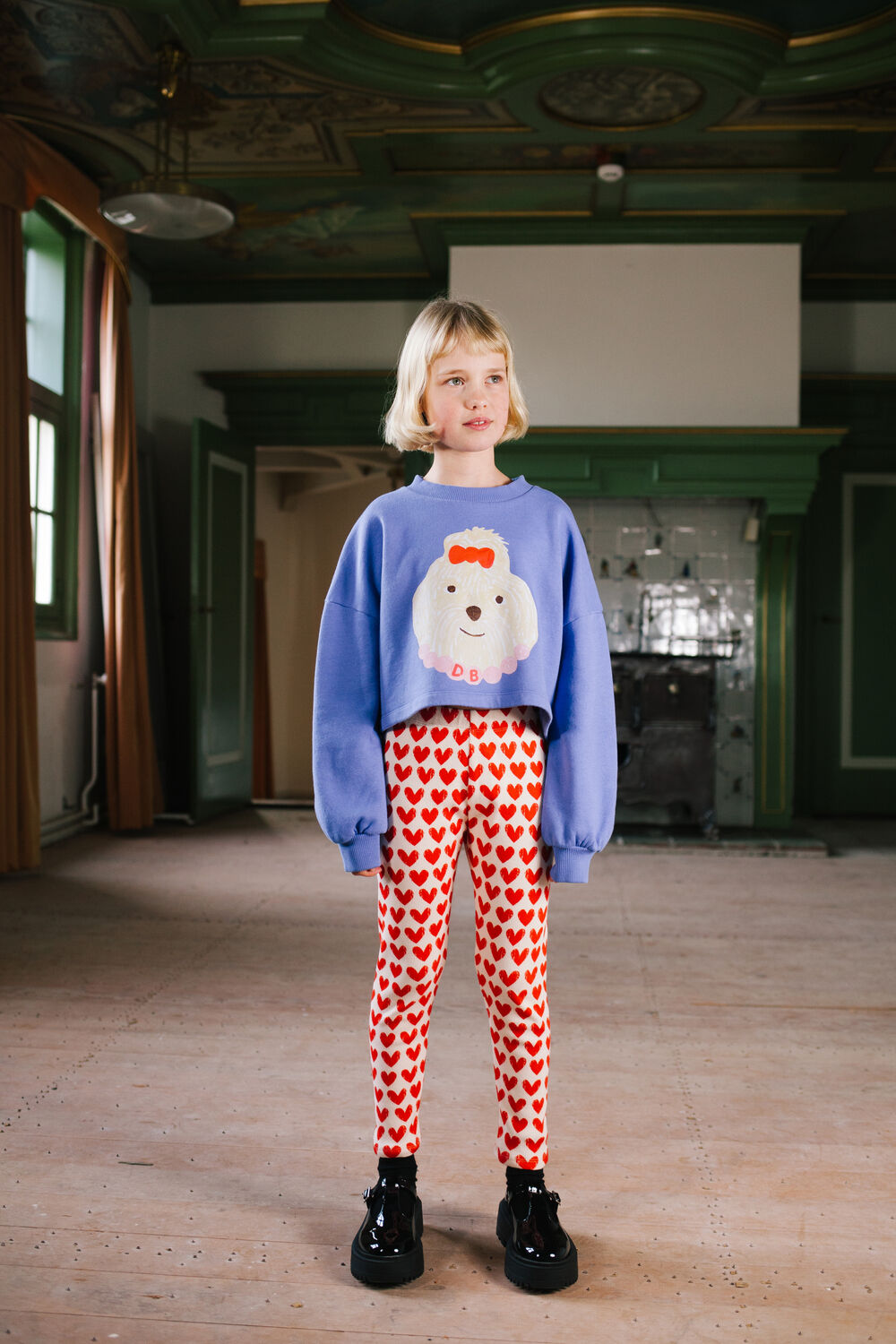 Rote DAILY BRAT Legging ADORE PANTS - large