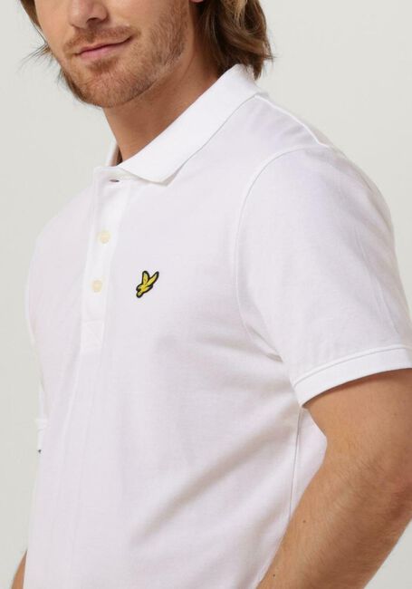 Weiße LYLE & SCOTT Polo-Shirt PLAIN POLO SHIRT - large