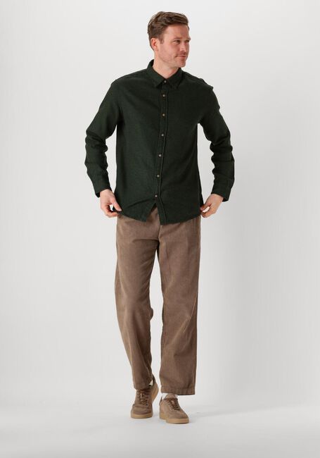 Dunkelgrün SELECTED HOMME Casual-Oberhemd SLHREG-OWEN FLANNEL MIX SHIRT - large